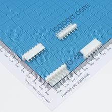 VH白色连接器 直针座 7PIN VH-7A 间距3.96MM