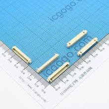 MX连接器 卧贴式 1.25-18PWT 18Pin 脚间距 1.25MM 扁平连接器 软排线插座