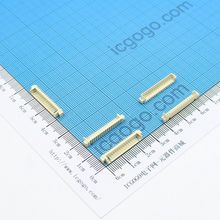 MX连接器 立贴式 1.25-17PLT 17Pin 脚间距 1.25MM 扁平连接器 软排线插座