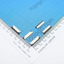FPC连接器 抽拉式 上接 0.5S-28P-S 28Pin 脚间距 0.5MM 扁平连接器 软排线插座