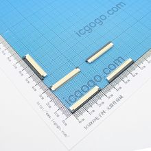 FPC连接器 抽拉式 上接 0.5S-50P-S 50Pin 脚间距 0.5MM 扁平连接器 软排线插座