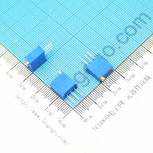 可调电阻精密电位器 W104 3296W-104 100KR 顶调式 单圈 3P