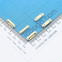 MX连接器 卧贴式 1.25-10PWT 10Pin 脚间距 1.25MM 扁平连接器 软排线插座