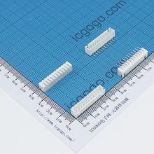 XH白色连接器 弯针座 11PIN XH-11AW 间距2.54MM