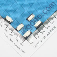 FPC连接器 抽拉式 上接 1.0C-5P-S 5Pin 脚间距 1MM 扁平连接器 软排线插座