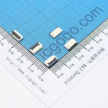 FPC连接器 翻盖式 1.0F-4P 4Pin 脚间距 1MM 扁平连接器 软排线插座