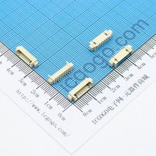 MX连接器 卧贴式 1.25-9PWT 9Pin 脚间距 1.25MM 扁平连接器 软排线插座