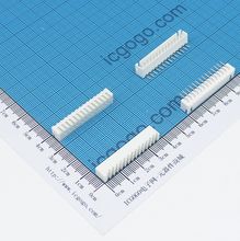 XH白色连接器 弯针座 14PIN XH-14AW 间距2.54MM