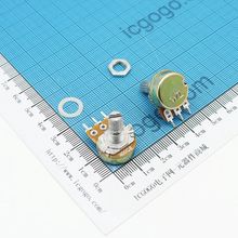 电位器 WH148 B500K 单联 柄长15mm 可调电阻 500KR 3脚
