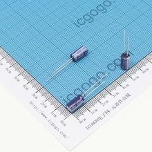 艾华 直插铝电解电容 100UF 35V φ 6.3*12 mm AiSHi ERS1VM101E12OT  RS 长寿命 高波纹 低阻抗 ±20%