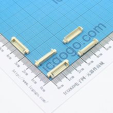 MX连接器 立贴式 1.25-12PLT 12Pin 脚间距 1.25MM 扁平连接器 软排线插座