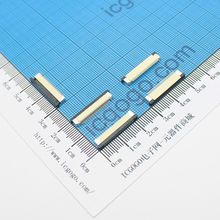 FPC连接器 抽拉式 下接 0.5S-33P-X 33Pin 脚间距 0.5MM 扁平连接器 软排线插座