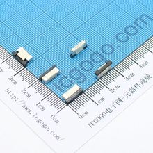FPC连接器 抽拉 立式 0.5L-9P 9Pin 脚间距 0.5MM 扁平连接器 软排线插座