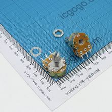 电位器 WH148 B1M 双联 柄长20mm 可调电阻 1MR 6脚