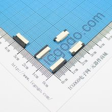 FPC连接器 抽拉式 下接 0.5S-15P-X 15Pin 脚间距 0.5MM 扁平连接器 软排线插座