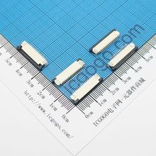 FPC连接器 抽拉式 上接 1.0C-15P-S 15Pin 脚间距 1MM 扁平连接器 软排线插座